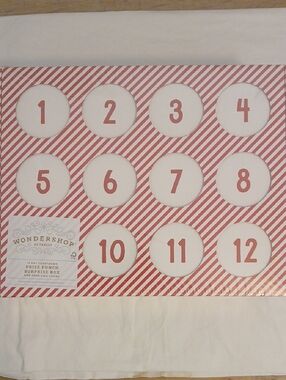 Wondershop Red & White 12-Day Prize Punch Countdown